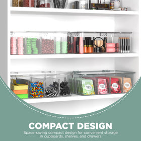 Utopia Home fridge or countertop organizer creates tidy spaces and faster retrieval