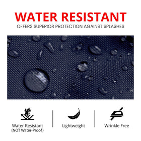 Utopia Kitchen Bib Apron fabric offers water resistance to protect clothes from light spills.