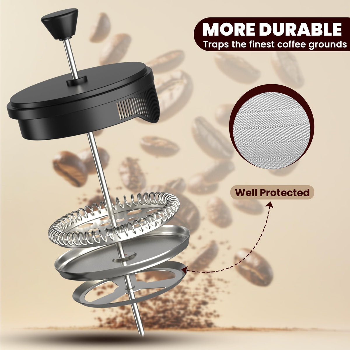 Utopia Kitchen includes a coffee spoon for quick, precise brewing.