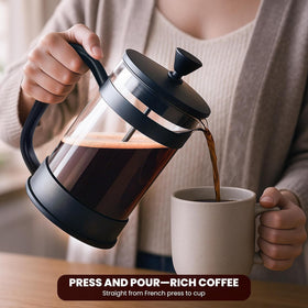 Utopia Kitchen borosilicate glass resists temperature changes to preserve aroma.