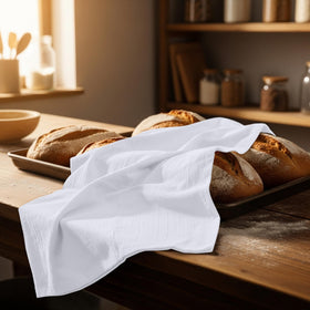Utopia Kitchen embroidery friendly flour sack towel for craft use