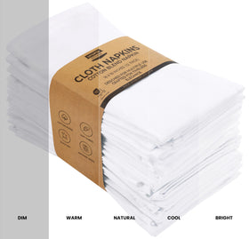 Machine-washable Utopia Kitchen napkins retain color after cold cycles.