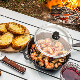 Utopia Kitchen preseasoned skillet natural seasoning supports straightforward cooking