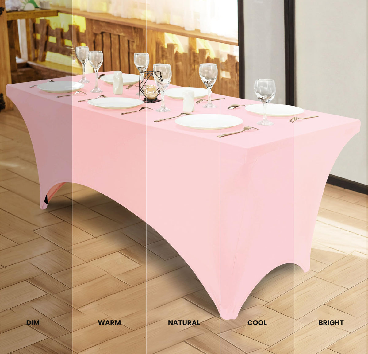 Utopia Kitchen pink stain-scratch protection keeps surfaces clean during parties and buffets.