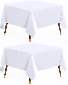 Utopia Kitchen square table cloth 60x60 white pack for dining setup
