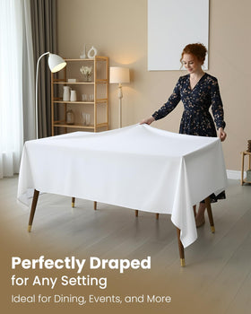 Utopia Kitchen versatile table cloth suits dining, buffets, picnics, and events.