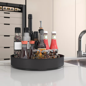 VAEHOLD Lazy Susan fridge turntable ideal for fruits, vegetables, and beverages.