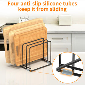 VAEKUCEAN non-slip silicone feet keep the organizer stable