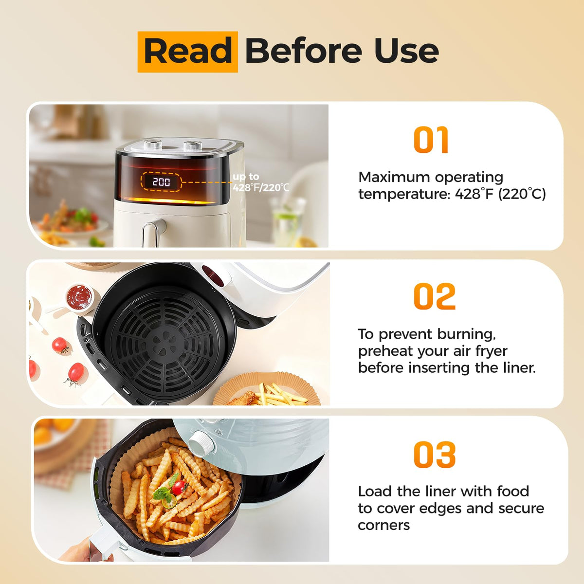 Vailnd unbleached wood pulp material used for safe baking liners