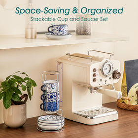 Vancasso Selene dishwasher- and microwave-safe porcelain for everyday use.