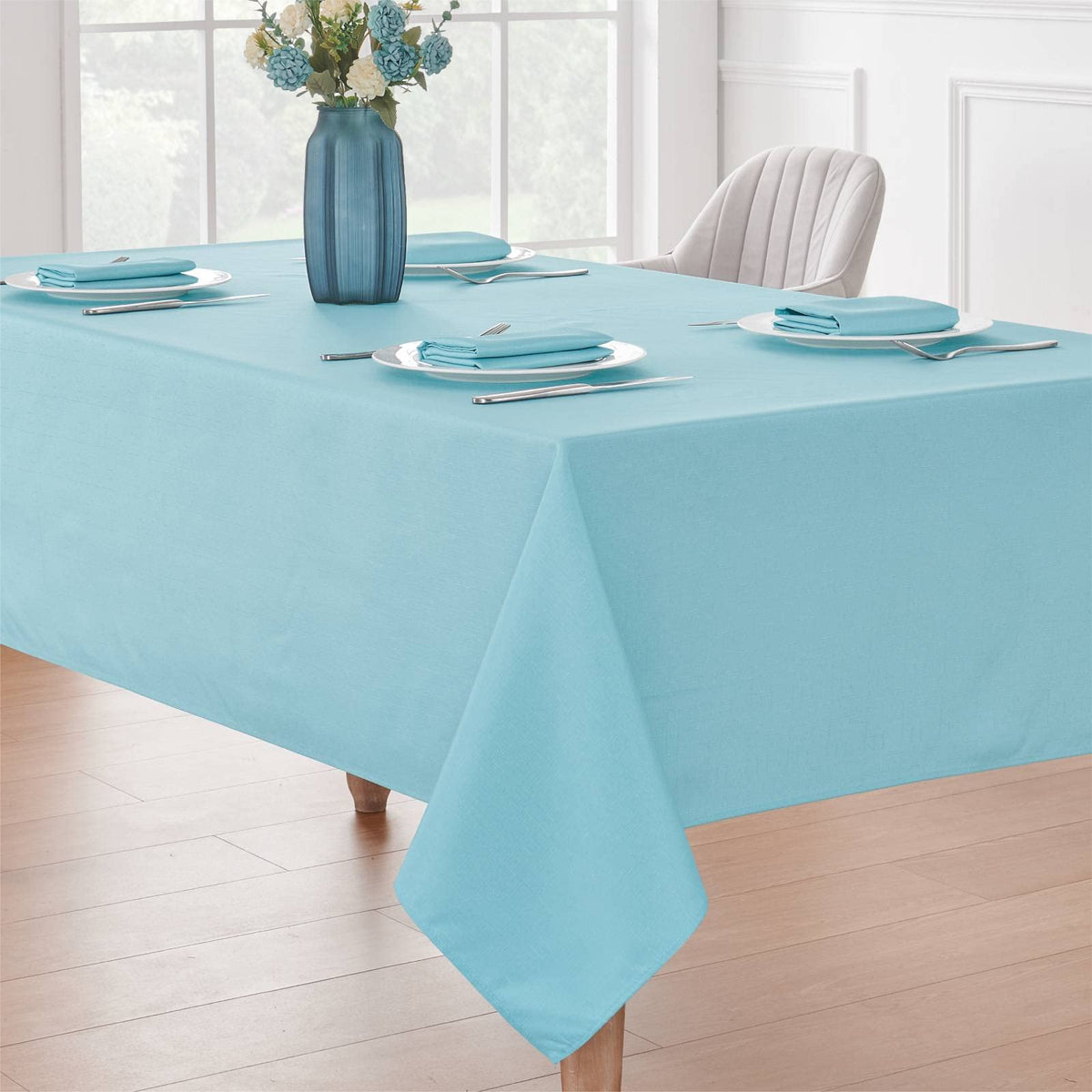 Veblandy easy-care wipe-clean tablecloth for quick refreshes