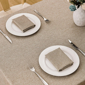 Veblandy tablecloth wrinkle-free finish enhances elegant dining without ironing.