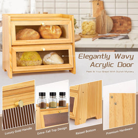 VEDALIO double-layer design maximizes storage without extra counter space