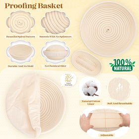 VEDALIO dough whisk for smooth, lump-free mixing.