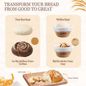 VEDALIO dough whisk for smooth, even mixing