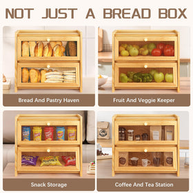 VEDALIO gift-ready bread box for housewarmings and holidays