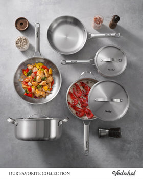 VEDNHOL family-friendly 12-inch pan ideal for searing and everyday meals.