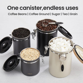 Veken modern design fits on shelves for easy daily use.