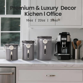 Veken coffee canister makes a stylish, gift-ready present