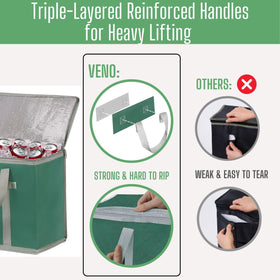 VENO cooler bag stands upright for easy loading
