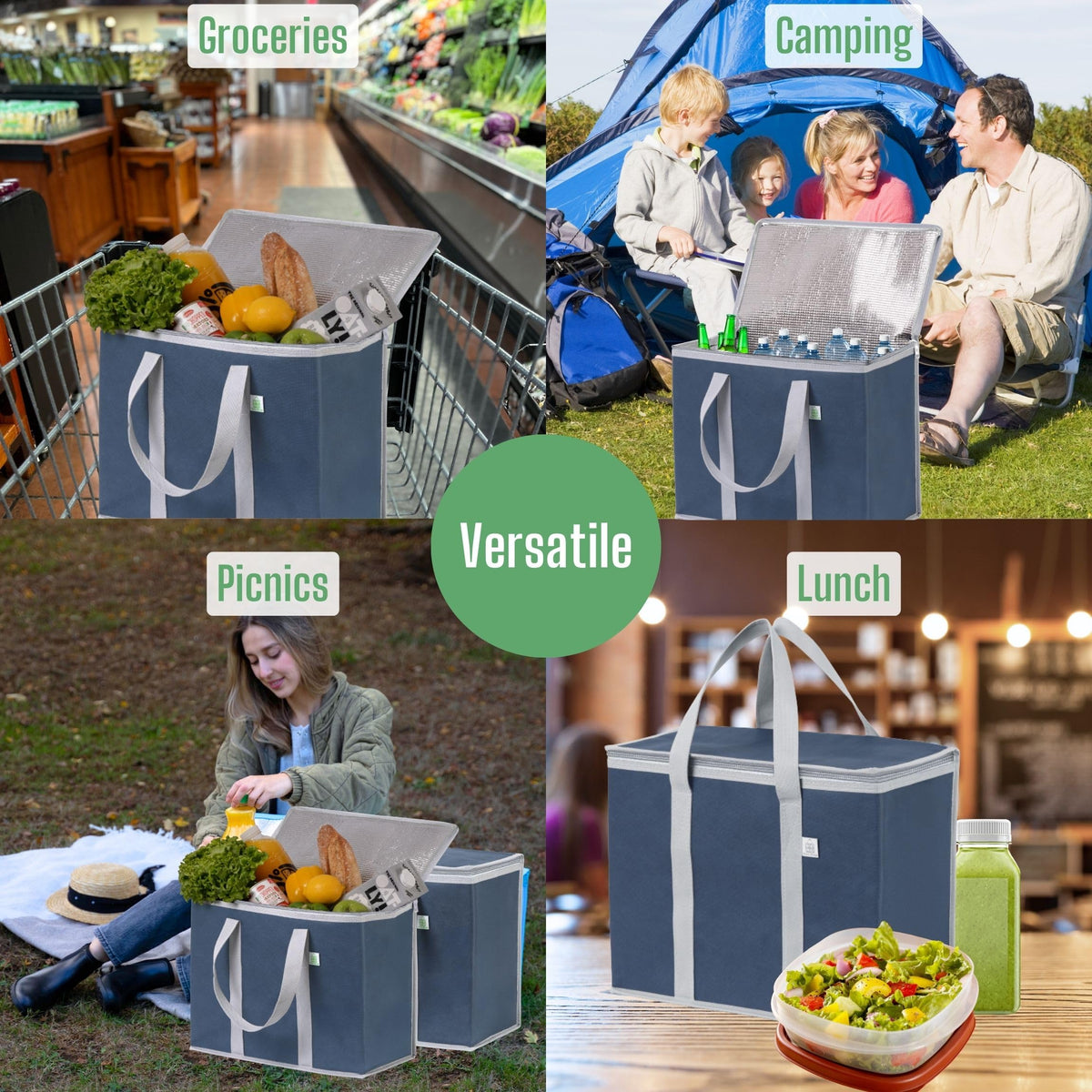 VENO reinforced handles support heavy loads without tearing during busy days.