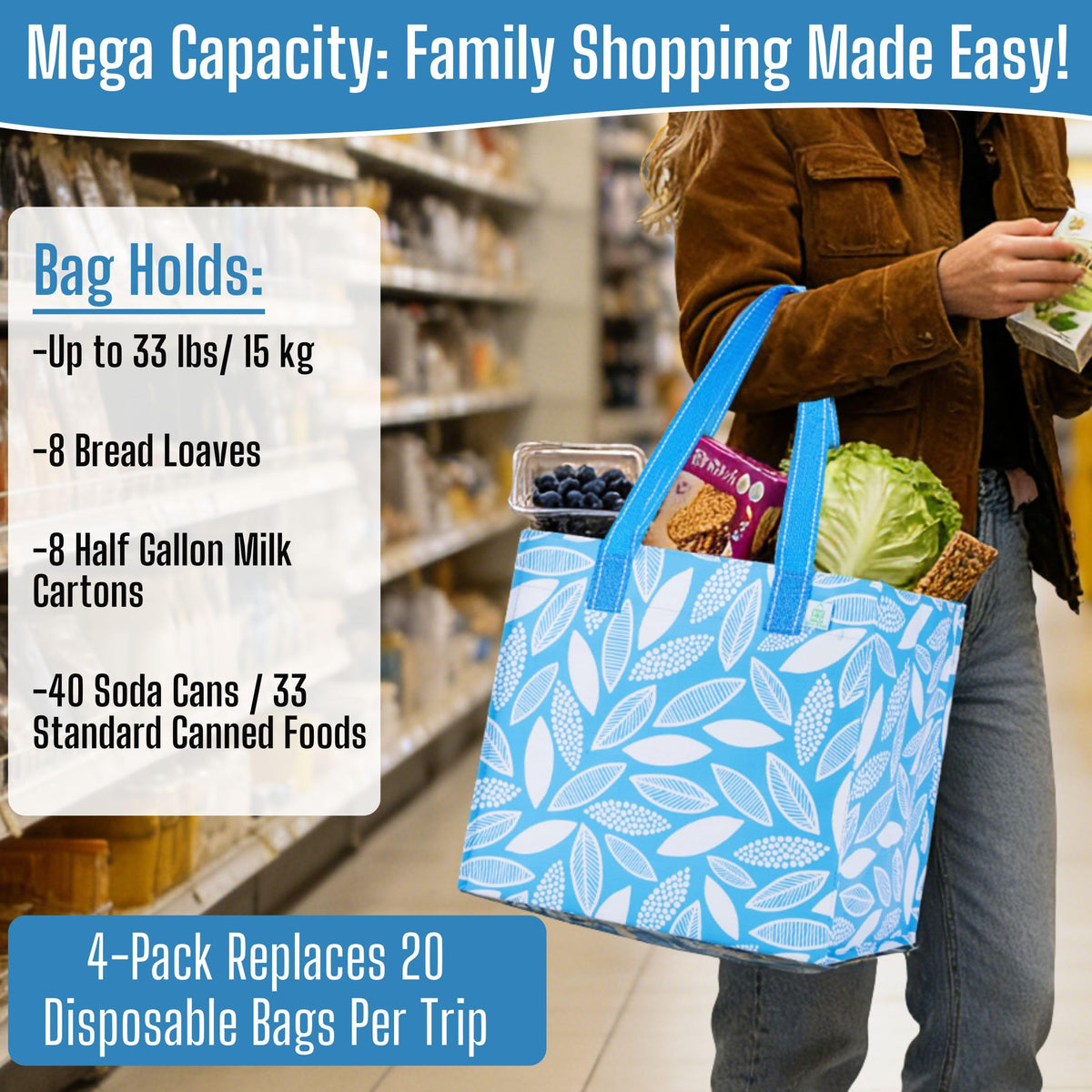 VENO foldable design keeps bags compact for car storage and travel.