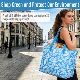 VENO bags are multi-purpose for shopping, picnics, or beach days.