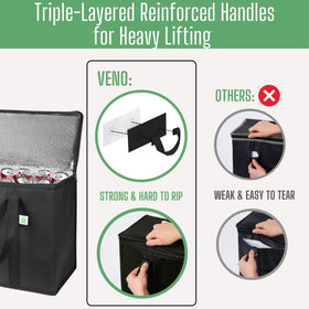 VENO foldable design stores compactly in cars or kitchens.