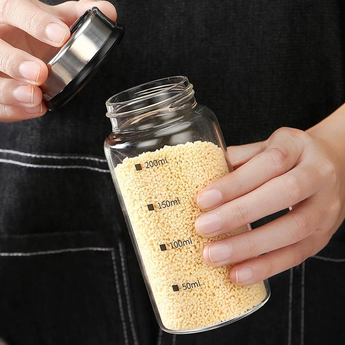 Verdental compact shaker set fits neatly into kitchen decor and storage.