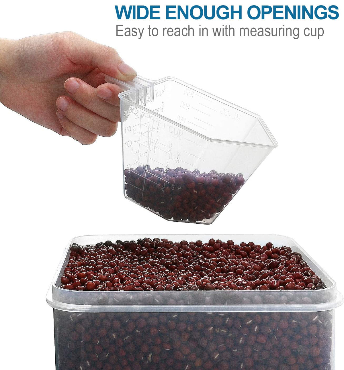 VERONES measuring cups and labels included for precise storage