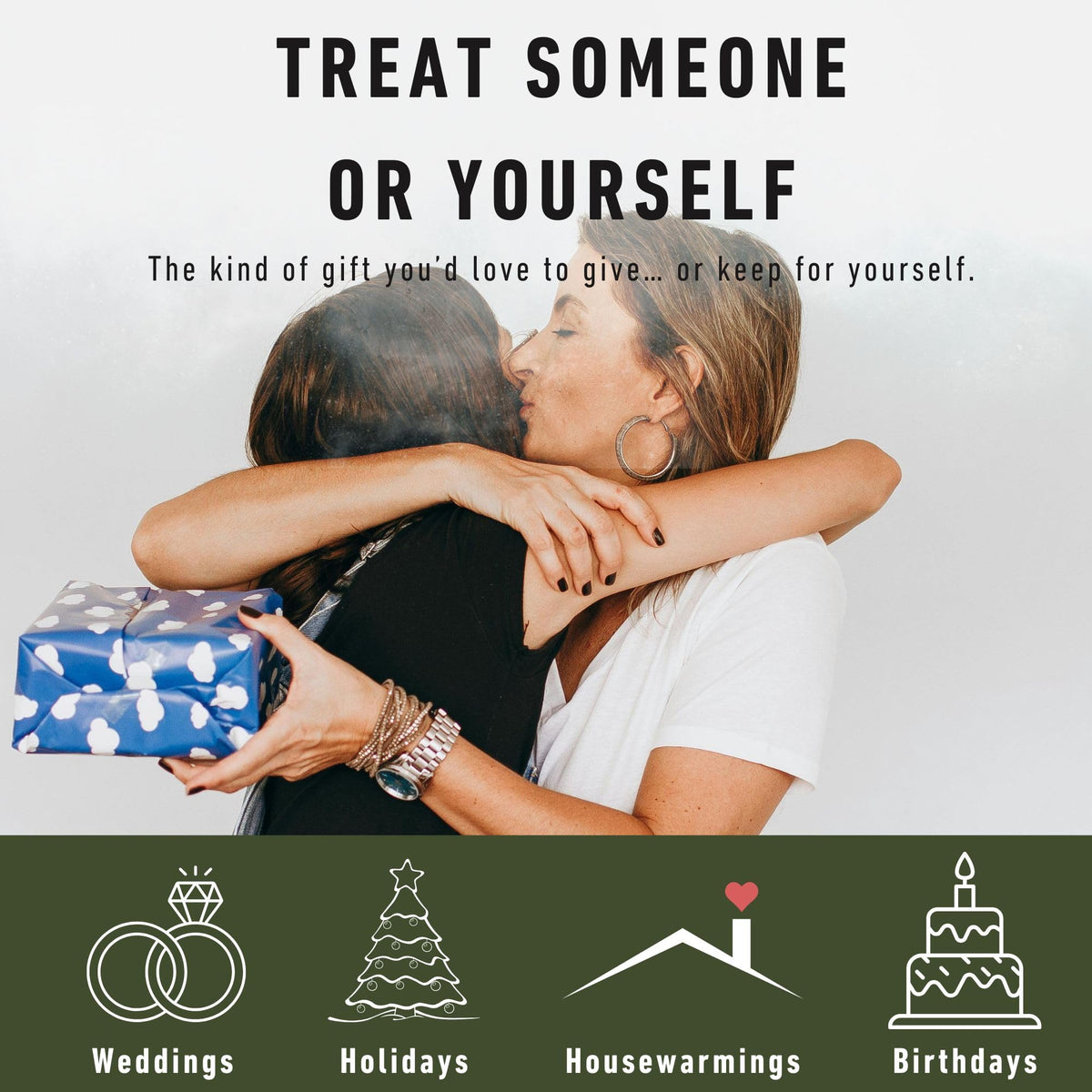 Verspace gift-ready packaging suits weddings or housewarmings.