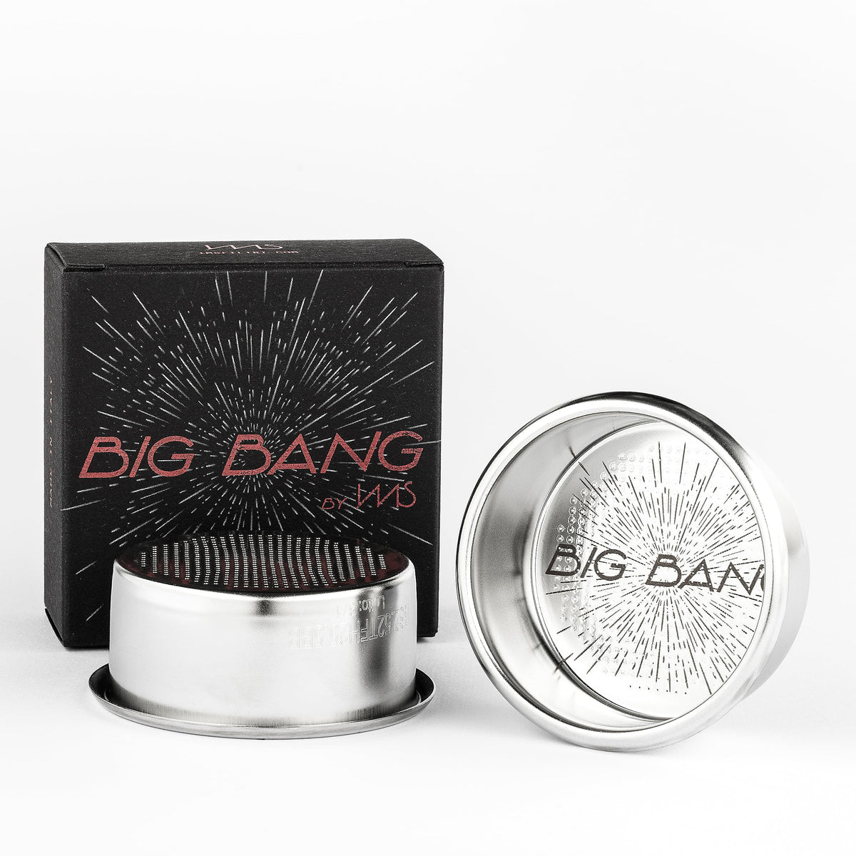 verybarista IMS Big Bang basket center-hole design promotes uniform extraction.