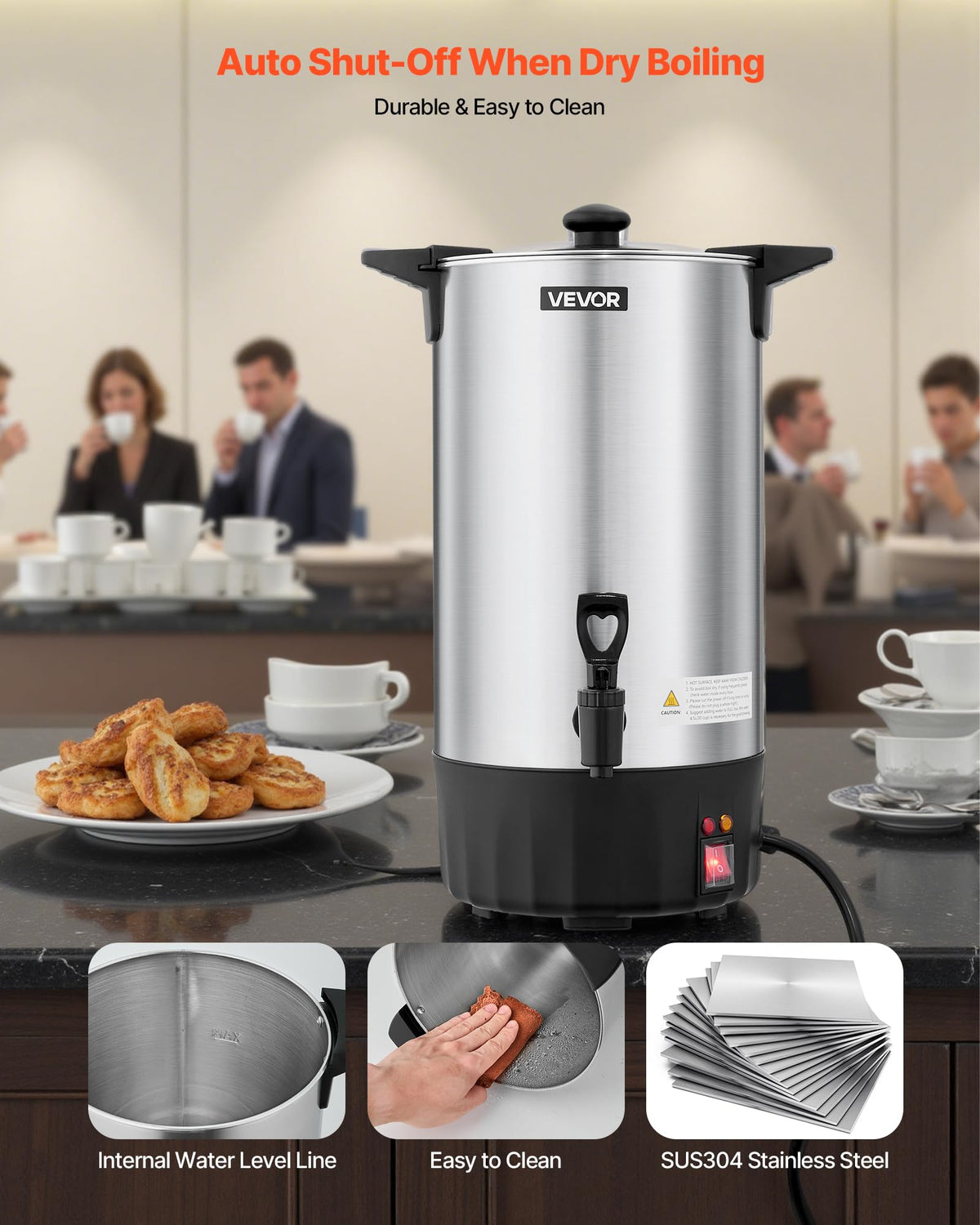 VEVOR removable mesh filter simplifies brewing without paper filters