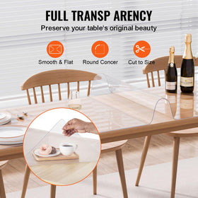 VEVOR dresser table protector guards furniture while remaining nearly invisible