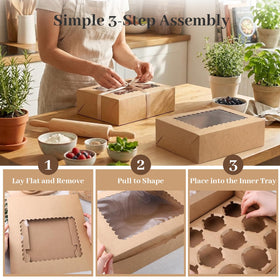 VGOODALL rustic kraft box with farmhouse charm