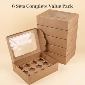 VGOODALL spring gift-ready cupcake boxes for gifting