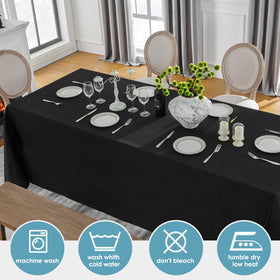 VidaFete tablecloth easy-care fabric machine washable in cold water