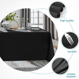 VidaFete tablecloth with stain-resistant finish keeps surfaces clean