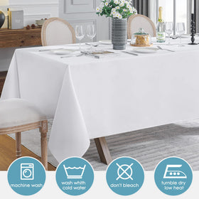 VidaFete wedding ceremony tablecloth providing elegant drape and protection.