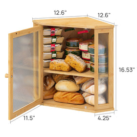 Viewcare acrylic door panel provides privacy while keeping contents visible softly