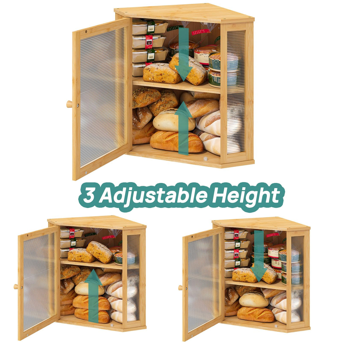 Viewcare bamboo surface resists moisture and cleans easily