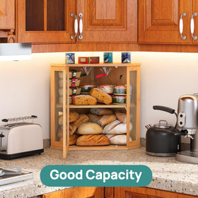 Viewcare corner design saves countertop space in tight kitchens