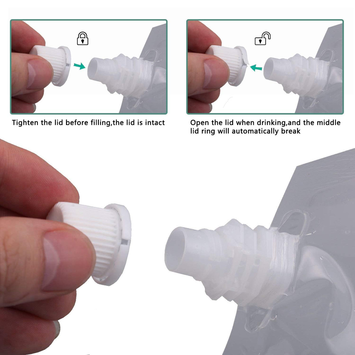 Vignee BPA-free material ensures safe, reusable containers
