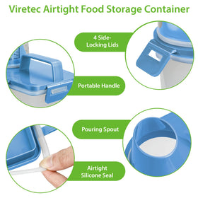 Dishwasher-safe and heat-resistant for easy cleaning after meals.