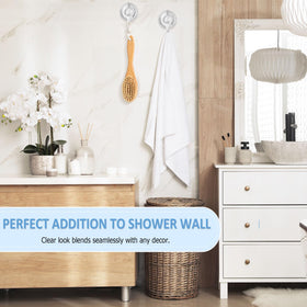 VIS'V suction cup hooks install easily without tools, saving time.