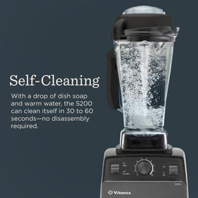 10-variable-speed control on Vitamix 5200 for precise textures