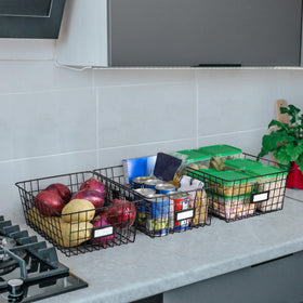 VITEVER 8-set Large wire basket versatile kitchen storage