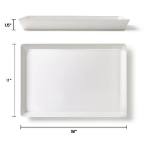 VITEVER BPA-free thick plastic trays ideal for durable everyday serving.