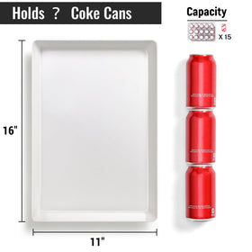 VITEVER stackable serving platters designed to save cabinet space.