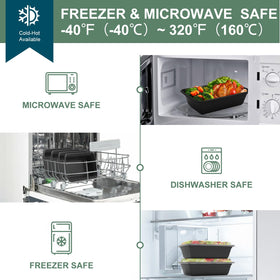 Vivigu dishwasher-safe container ready for easy cleanup.